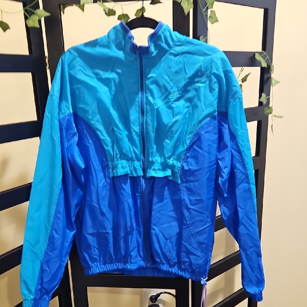 Nike Vintage Blue Windbreaker Jacket